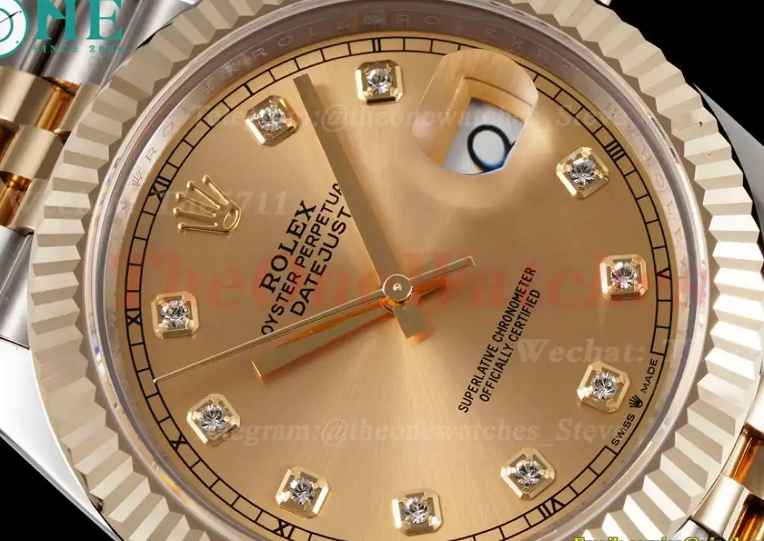 Datejust 126233 36MM Jub 904L Gold Dia SS YG Wrapped GMF A2824