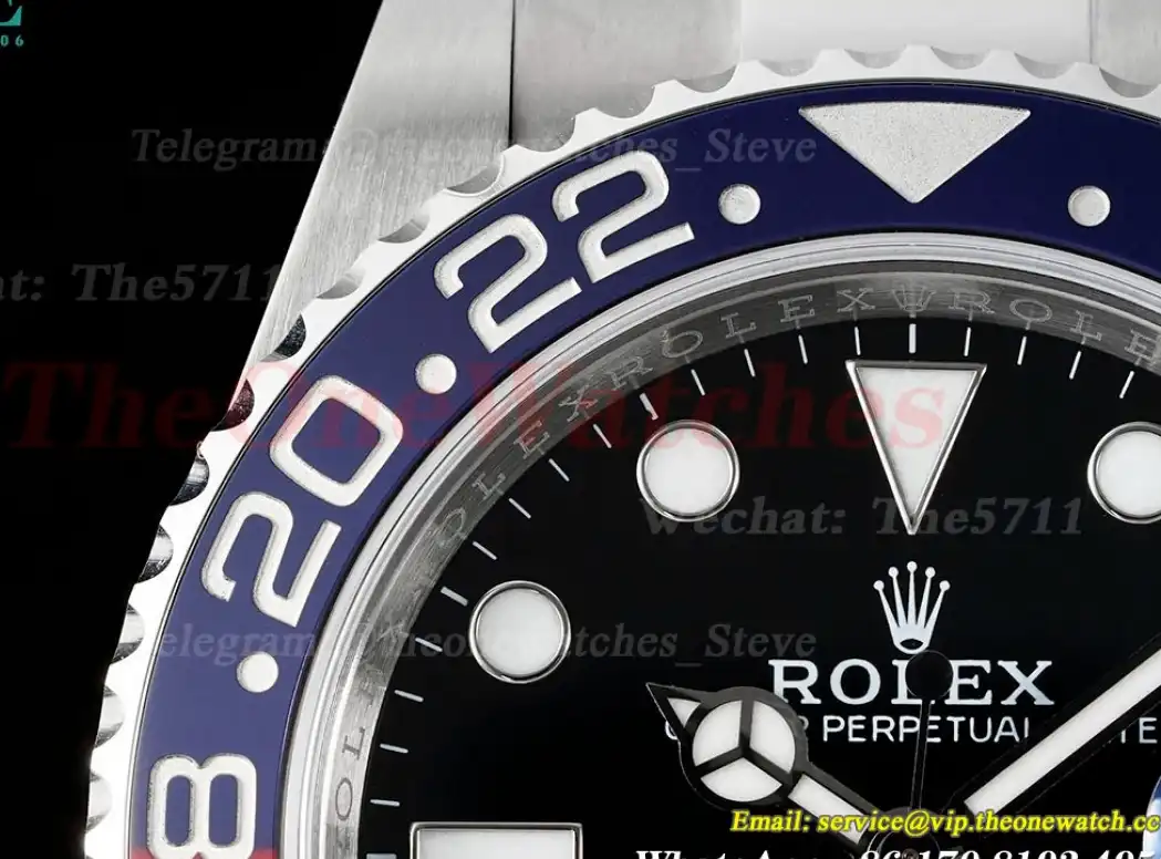 GMT Master II 126710 Pepsi Oys 40mm SS SS Black Dial APF VR3285