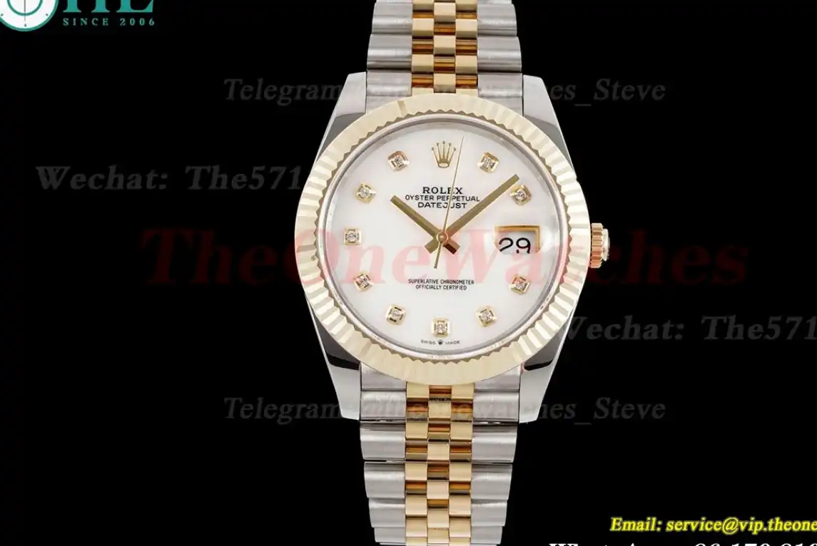 Datejust 126233 36MM Jub 904L Mop Dia SS YG Wrapped GMF A2824