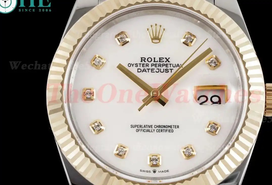 Datejust 126233 36MM Jub 904L Mop Dia SS YG Wrapped GMF A2824