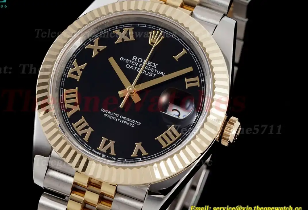 Datejust 126233 36MM Jub 904L Black Rmn SS YG Wrapped GMF A2824