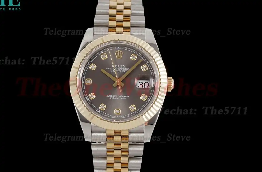 Datejust 126233 36MM Jub 904L Grey Dia SS YG Wrapped GMF A2824