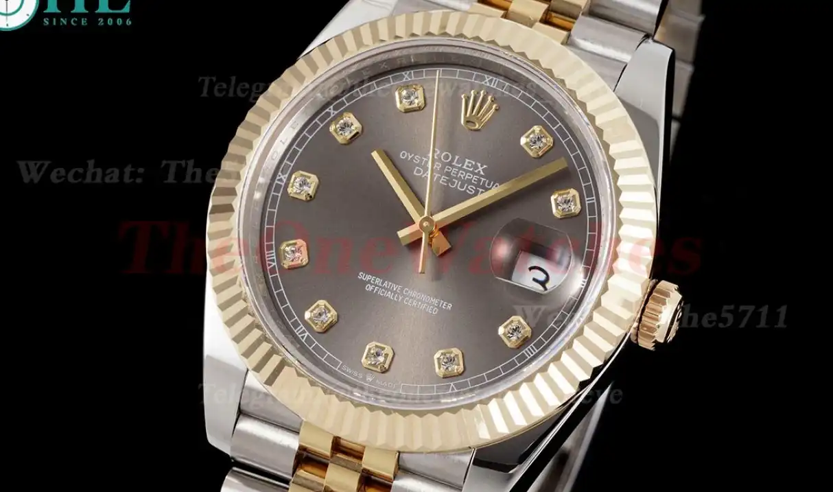 Datejust 126233 36MM Jub 904L Grey Dia SS YG Wrapped GMF A2824