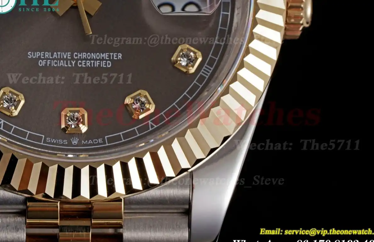 Datejust 126233 36MM Jub 904L Grey Dia SS YG Wrapped GMF A2824