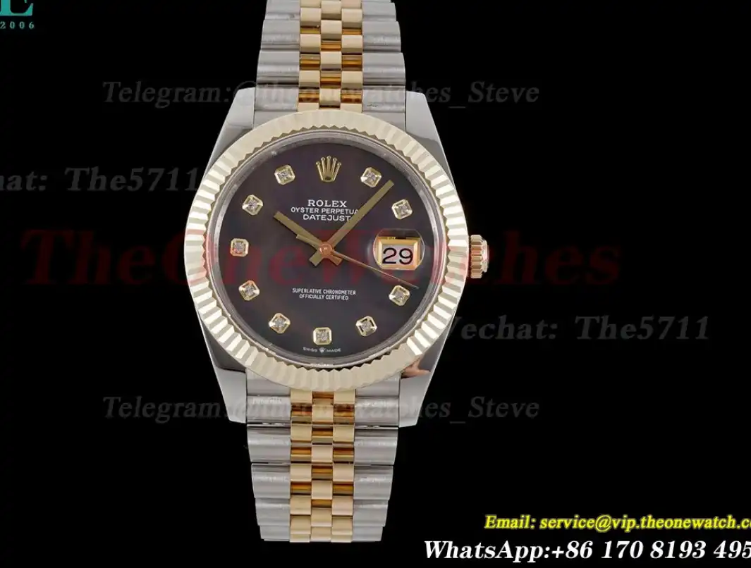 Datejust 126233 36MM Jub 904L Grey Mop Dia SS YG Wrapped GMF A2824