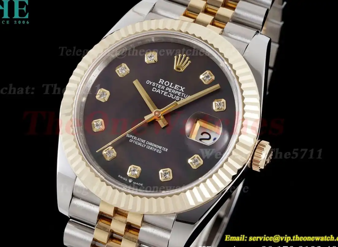 Datejust 126233 36MM Jub 904L Grey Mop Dia SS YG Wrapped GMF A2824