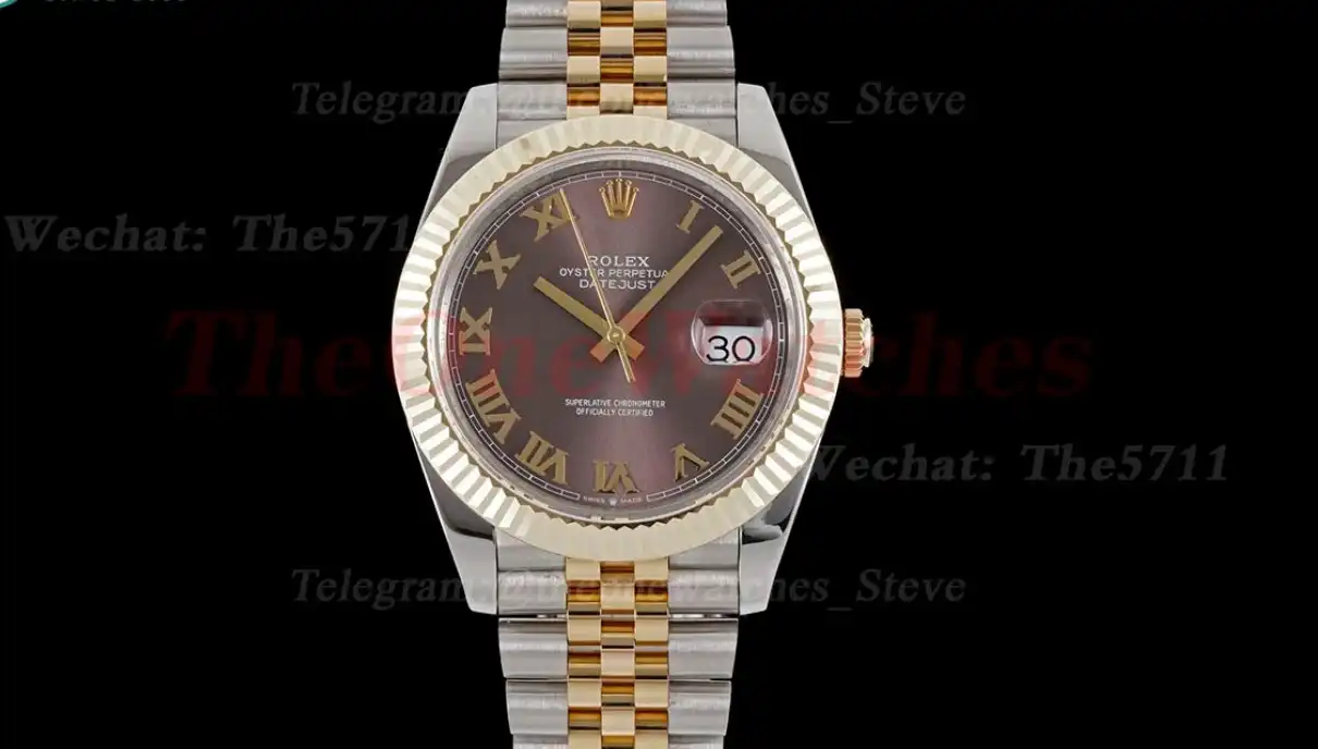 Datejust 126233 36MM Jub 904L Brown Rmn SS YG Wrapped GMF A2824