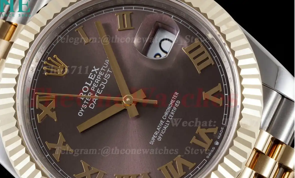 Datejust 126233 36MM Jub 904L Brown Rmn SS YG Wrapped GMF A2824