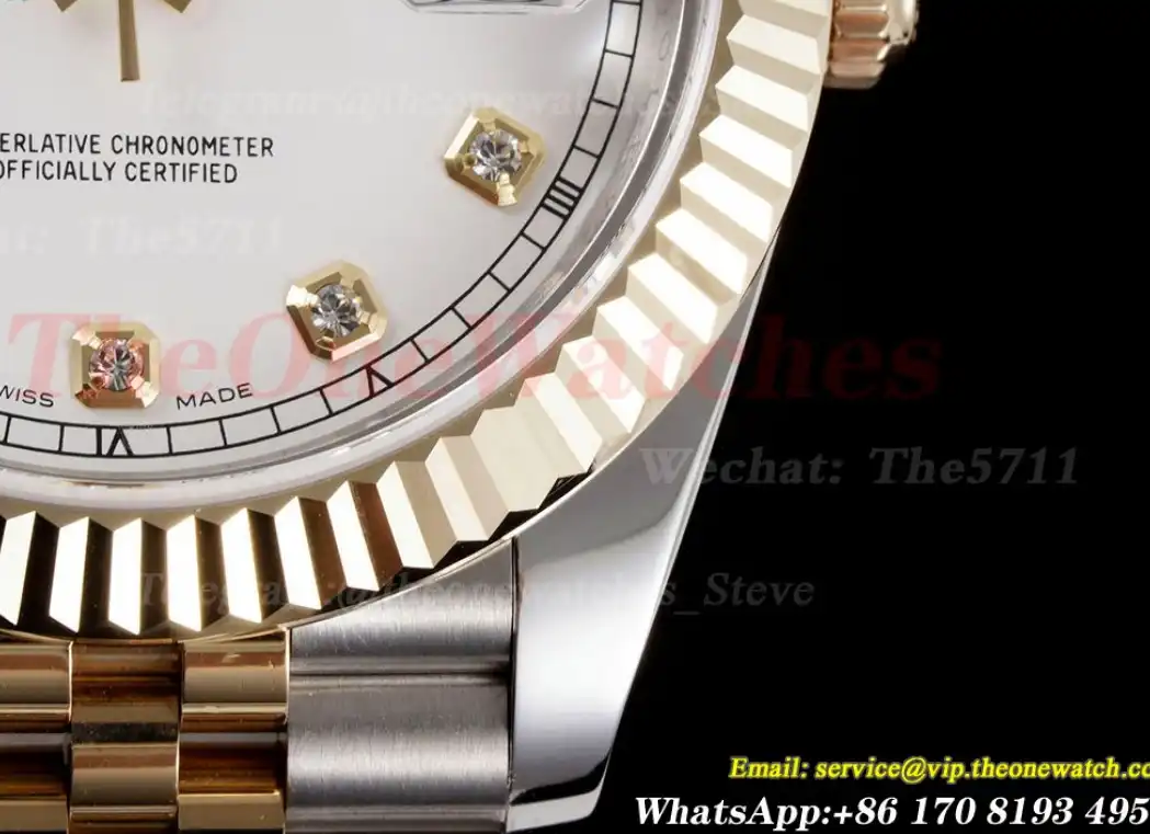 Datejust 126233 36MM Jub 904L White Dia SS YG Wrapped GMF A2824