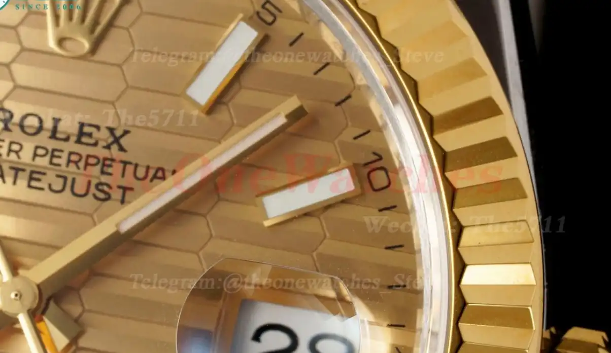 Datejust 126333 41mm Jub SS YG Gold Textured Dial VSF VS3235