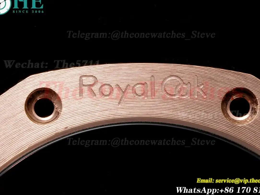 Royal Oak 15510 41mm RG LE Black Stk BF A4302