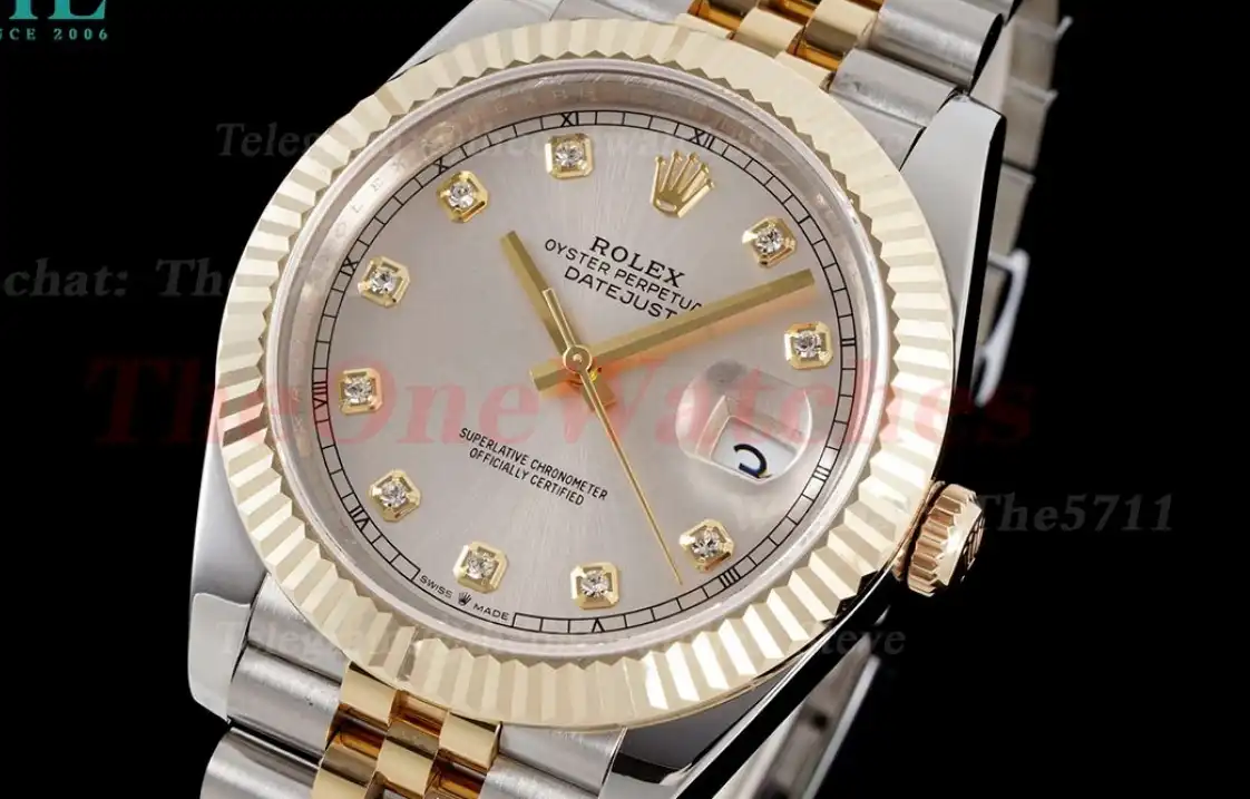 Datejust 126233 36MM Jub 904L Silver Dia SS YG Wrapped GMF A2824