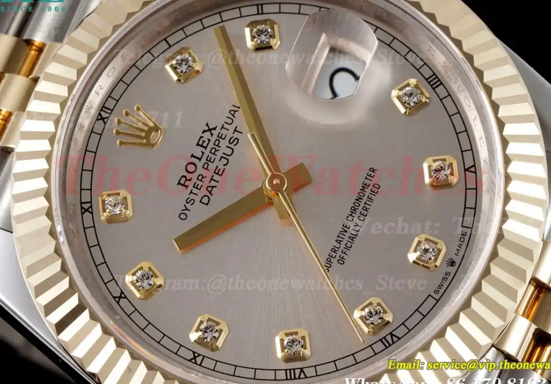 Datejust 126233 36MM Jub 904L Silver Dia SS YG Wrapped GMF A2824