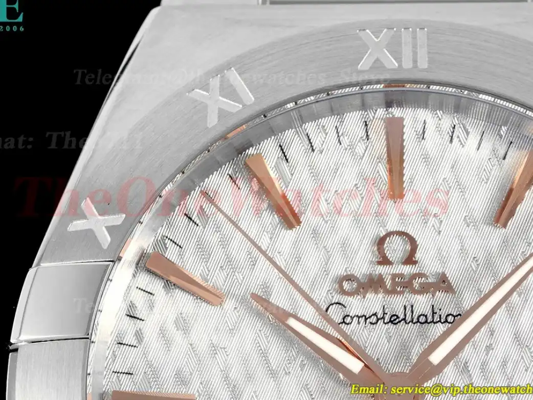 Constellation 39mm SS SS White Textured Dial ORF A8800