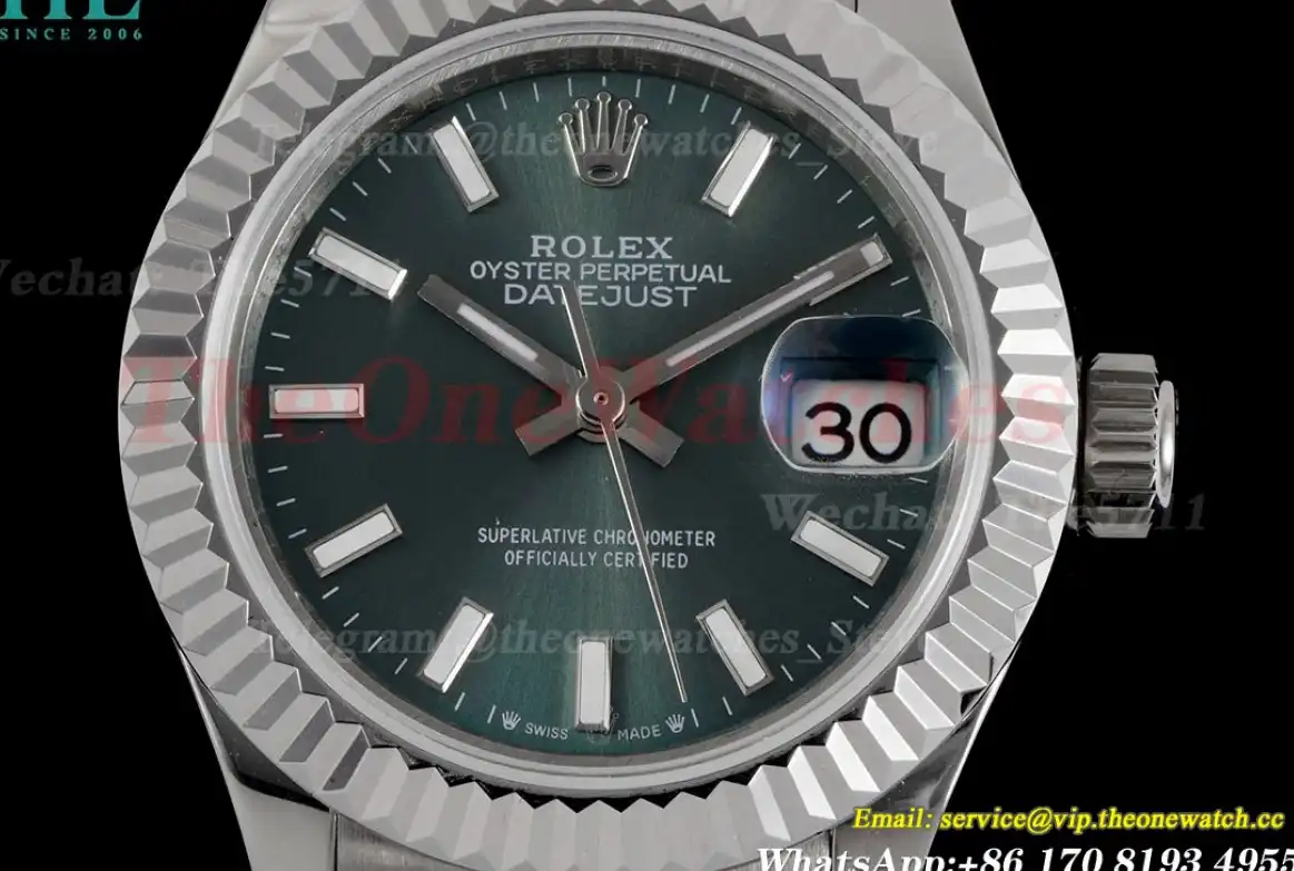 Datejust 279174 28MM Jub 904L Green Stk SS SS GMF A2671