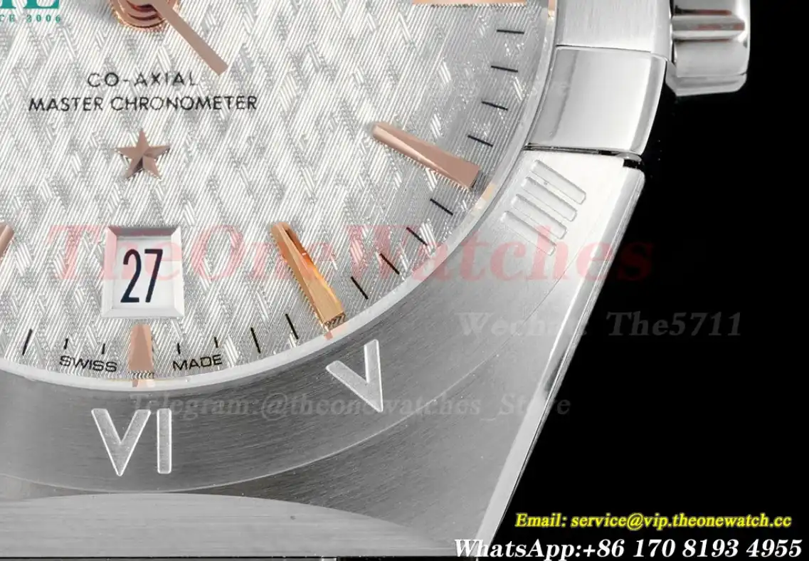 Constellation 39mm SS SS White Textured Dial ORF A8800