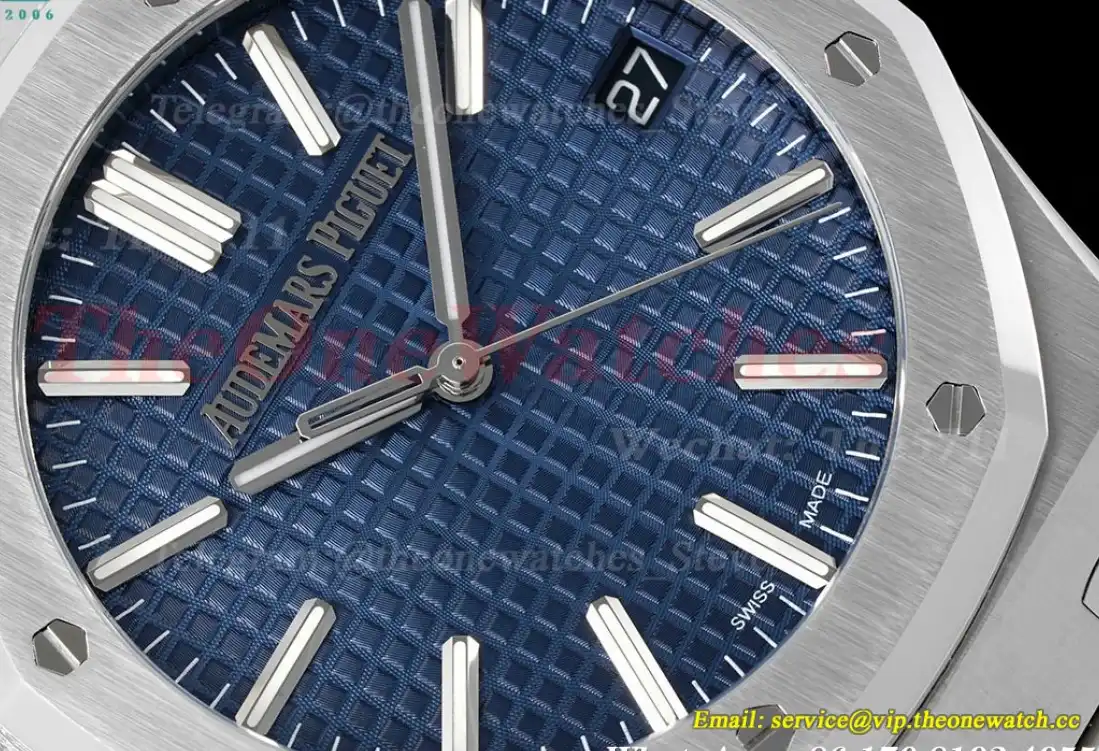 Royal Oak 50th Anniverary 41mm 15510 SS SS Blue Stk ZF A4302