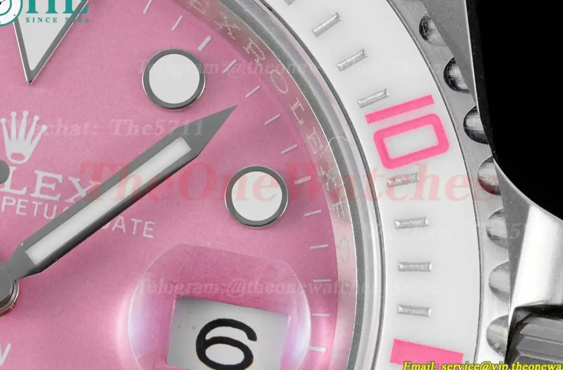 Submariner DIW 40mm 904L TI TI  Pink Dial DIWF VR3135