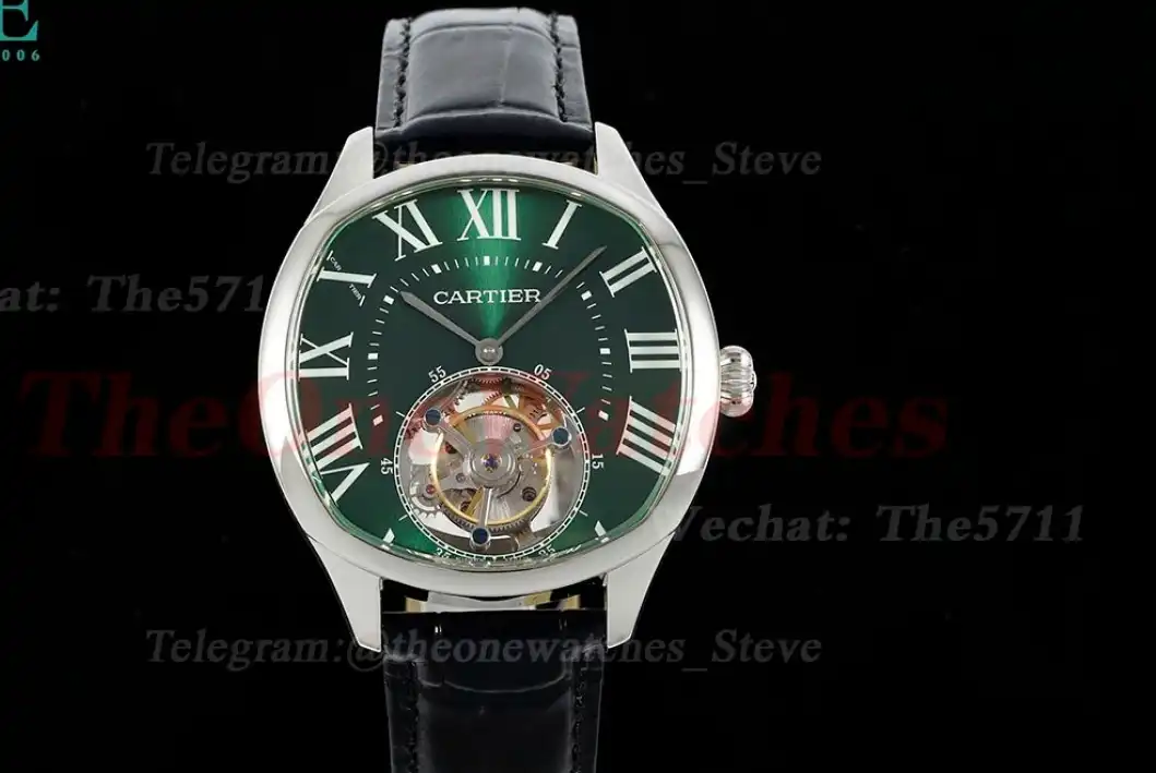 Drive De Cartier 40mm SS LE Green Dial RMSF Tourb