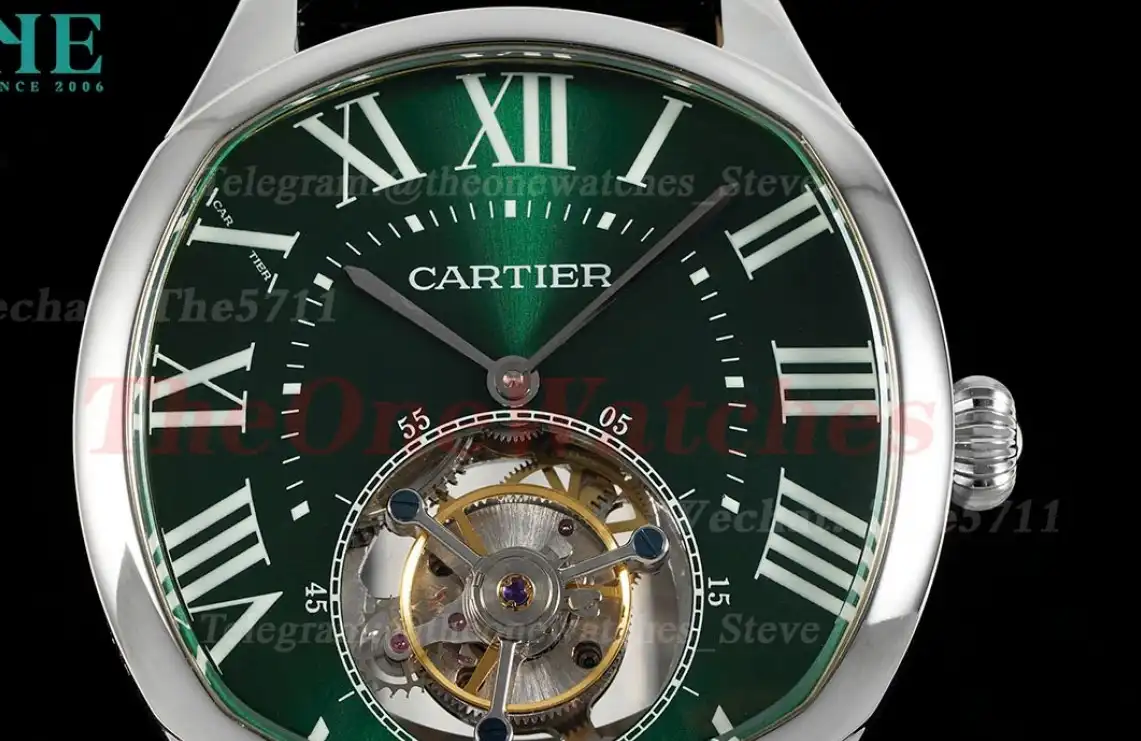 Drive De Cartier 40mm SS LE Green Dial RMSF Tourb