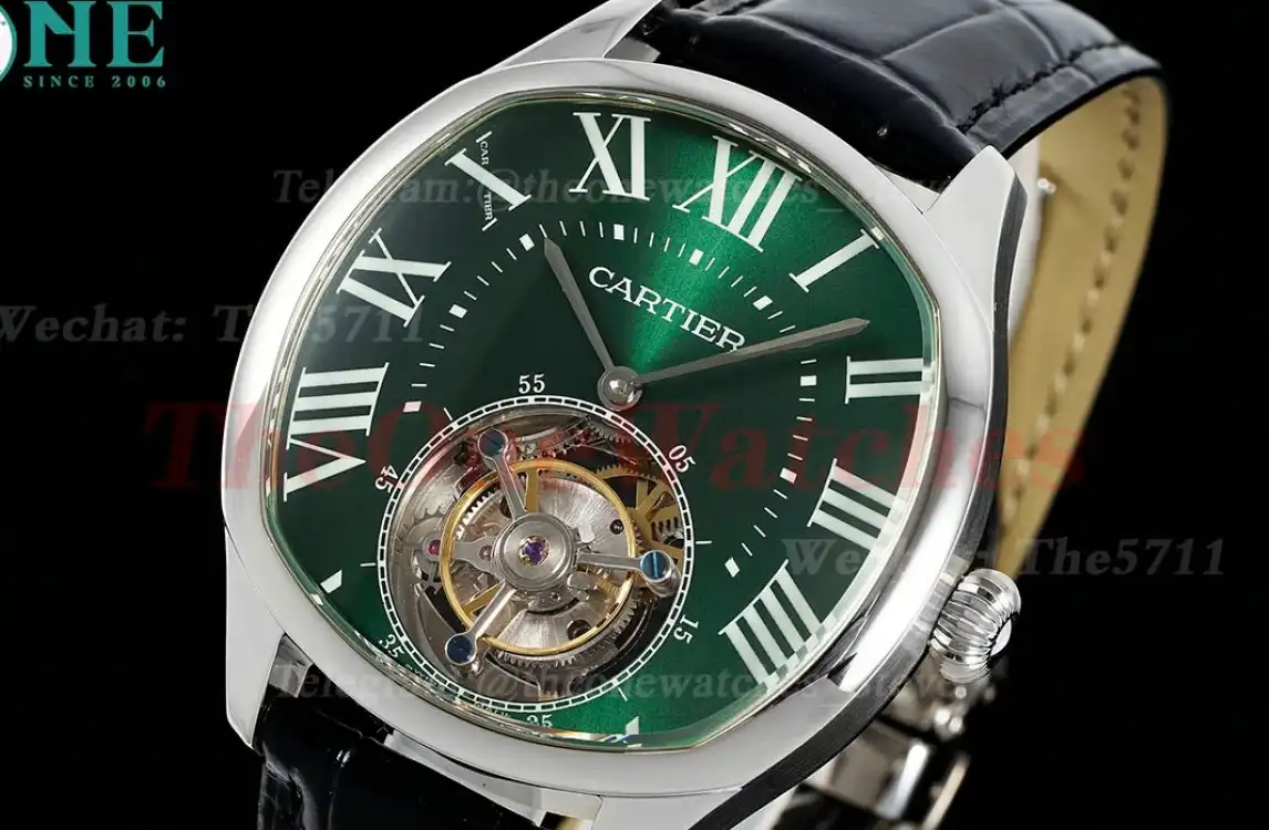 Drive De Cartier 40mm SS LE Green Dial RMSF Tourb