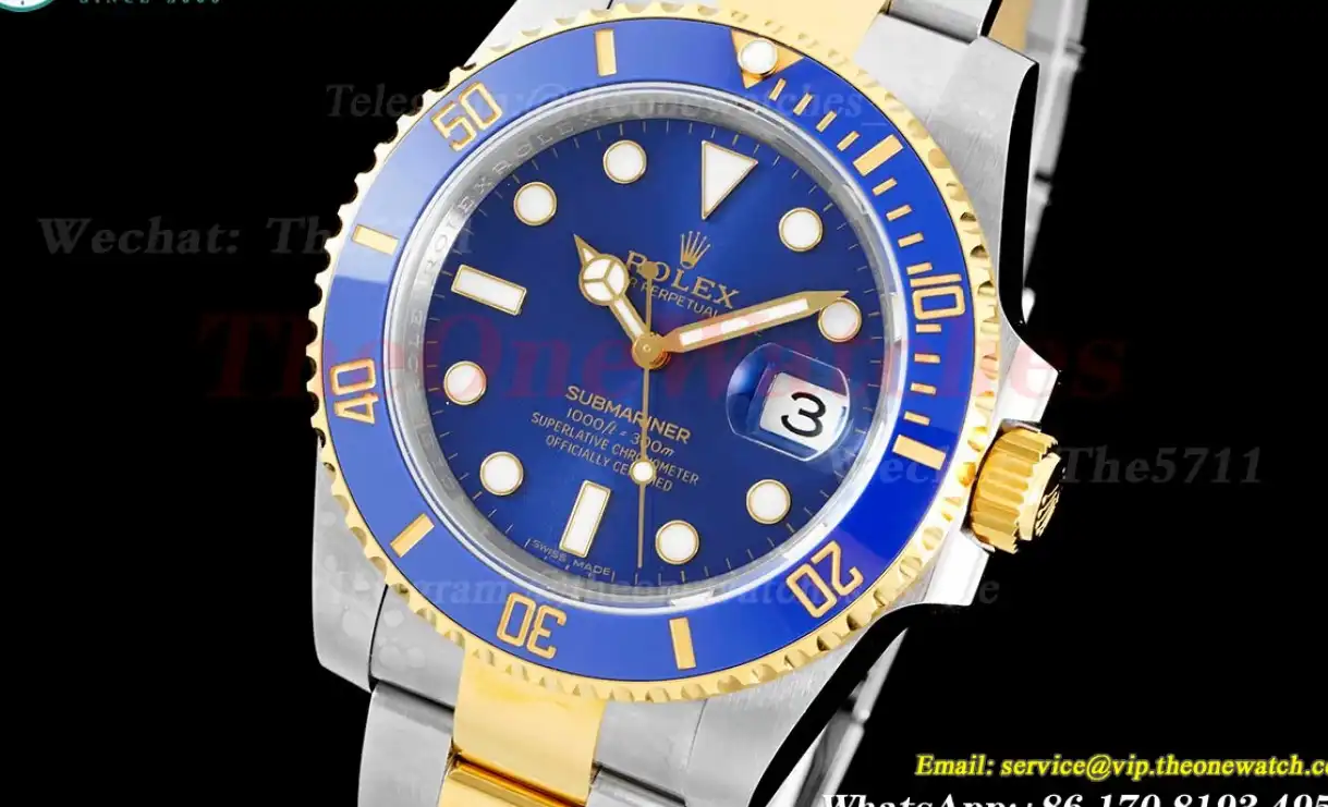 Submariner 116613LB Bluesy 40mm 904L YG SS Blue King VS3135