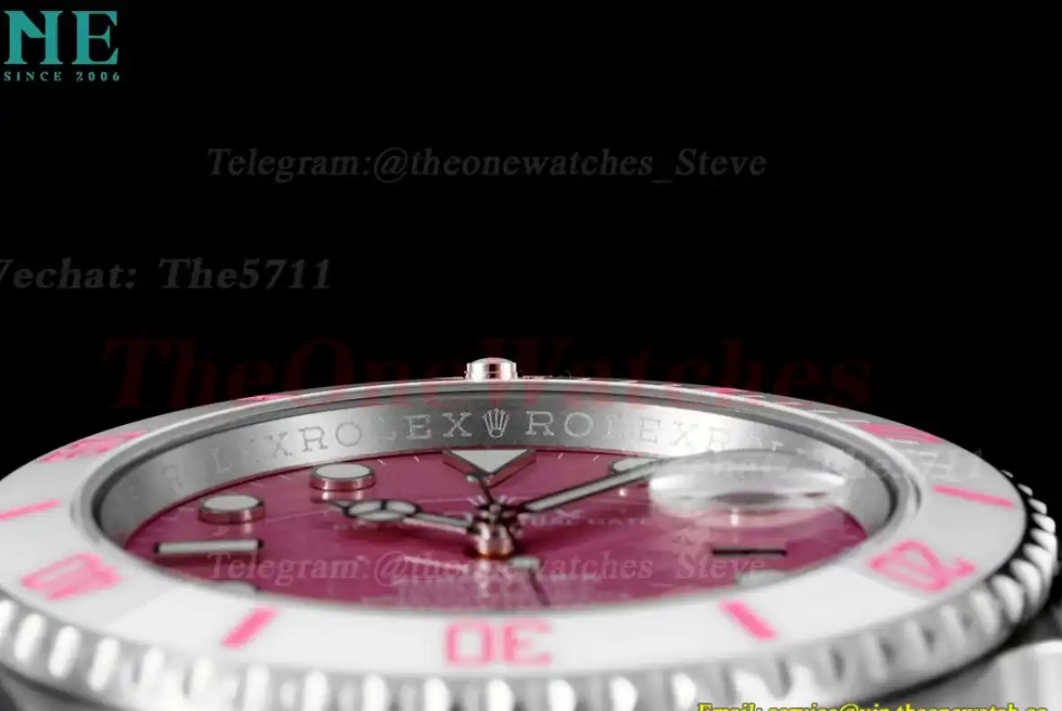 Submariner DIW 40mm 904L TI TI  Pink Dial DIWF VR3135