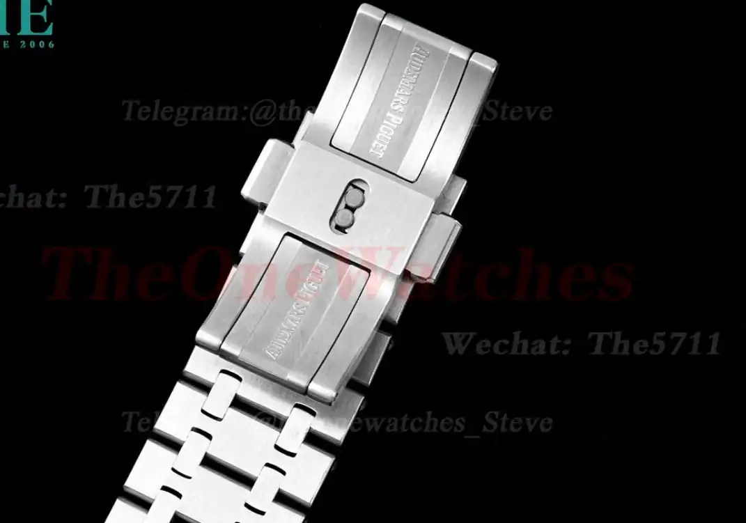 Royal Oak 15510 41mm SS SS White Stk BF A4302