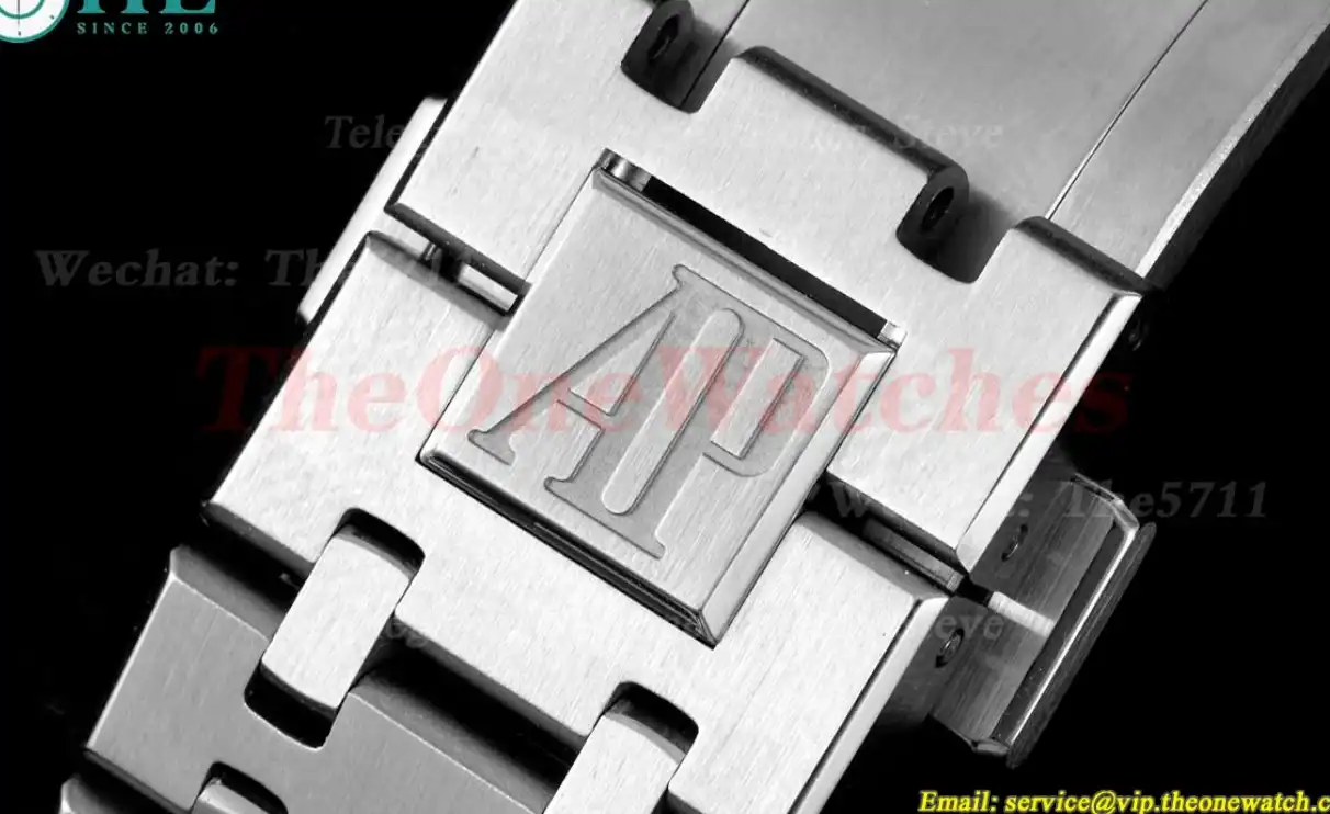 Royal Oak 15510 41mm SS SS Grey Stk BF A4302