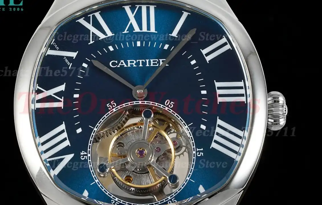 Drive De Cartier 40mm SS LE Blue Dial RMSF Tourb