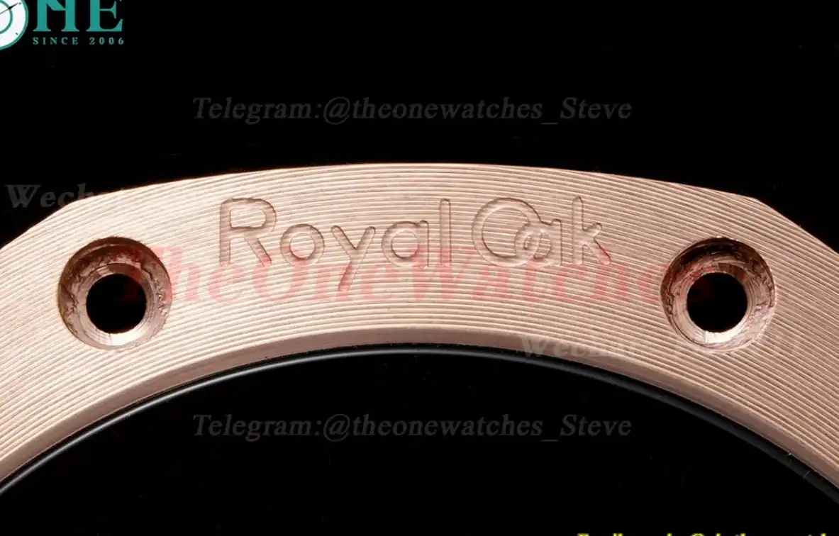 Royal Oak 15510 41mm RG RG Blue Stk BF A4302