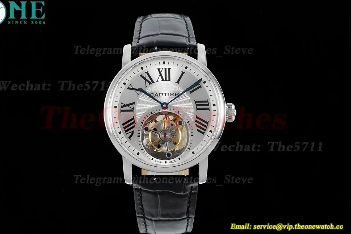 Rotonde De Cartier 42mm SS LE White Dial RMSF Tourb