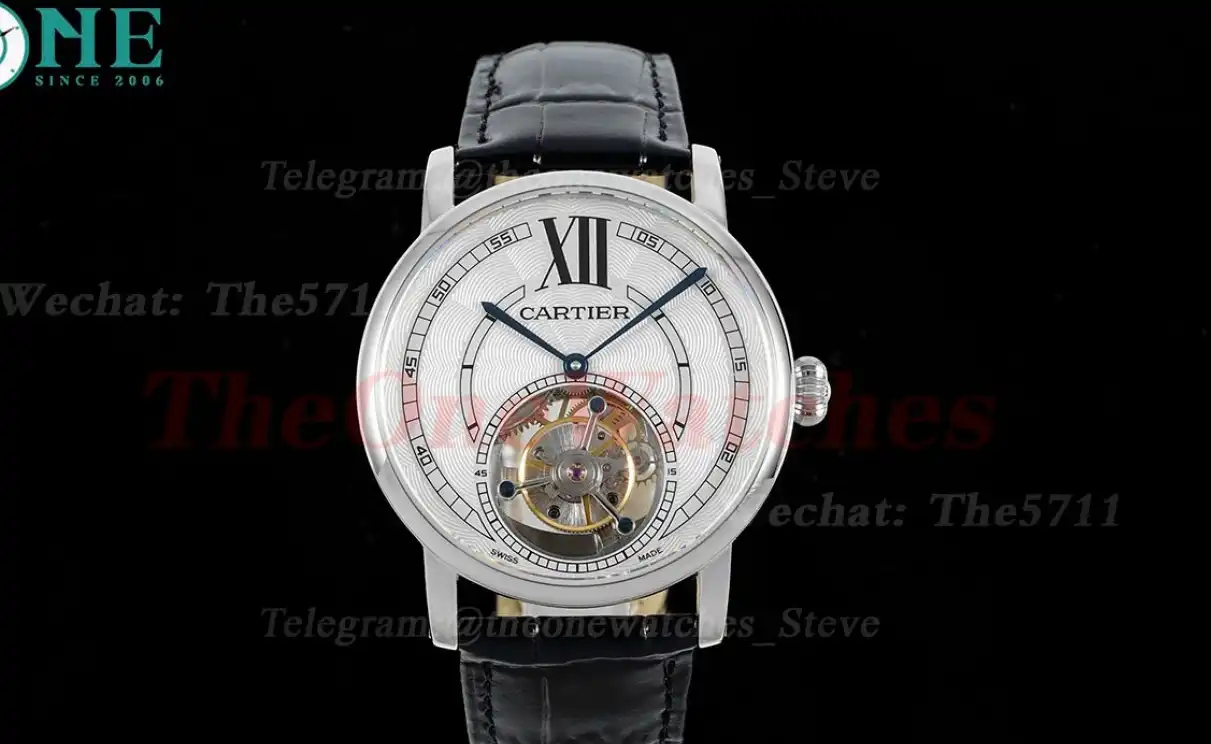 Rotonde De Cartier 42mm SS LE White Textured Dial RMSF Tourb