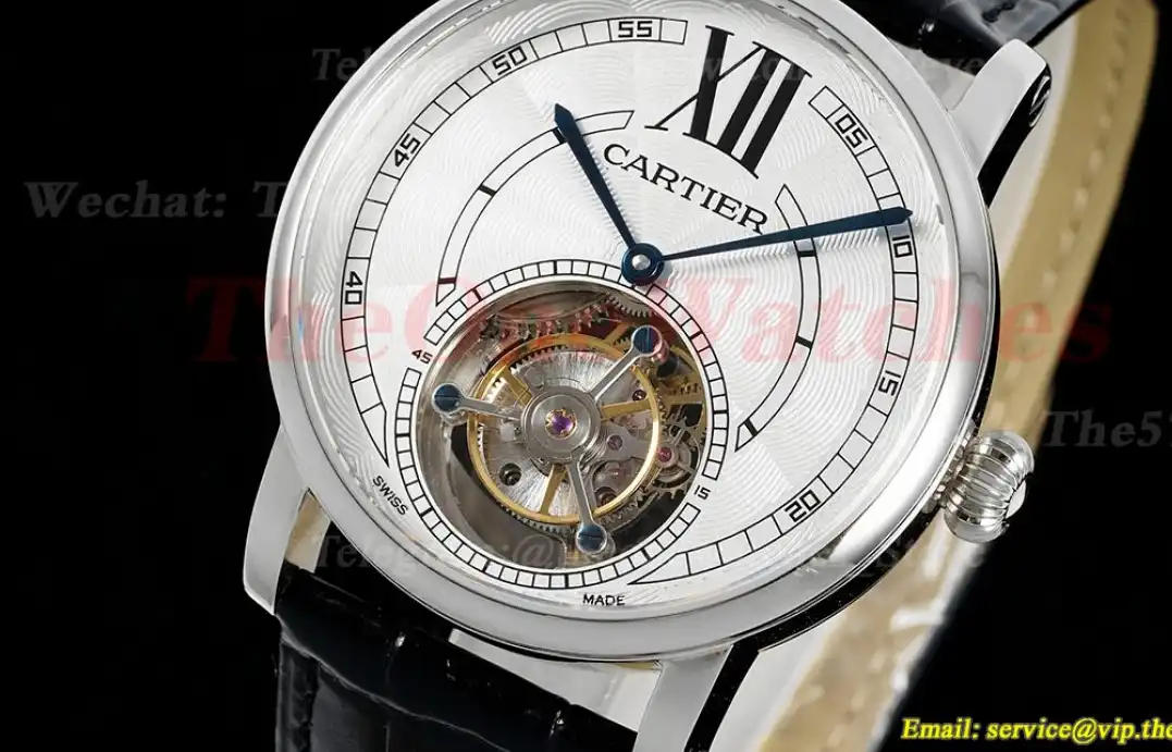 Rotonde De Cartier 42mm SS LE White Textured Dial RMSF Tourb