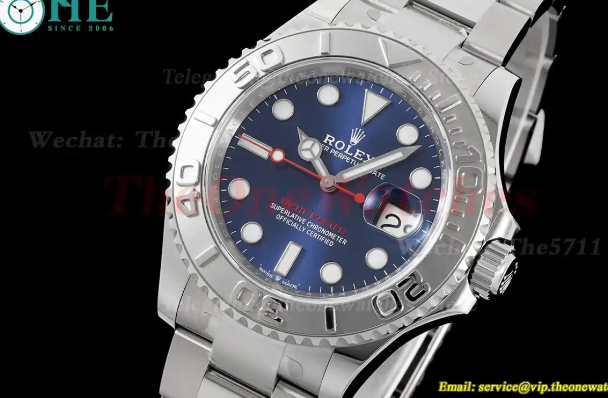 Yacht-Master 126622 40mm SS SS Blue Dot C+S VR3235