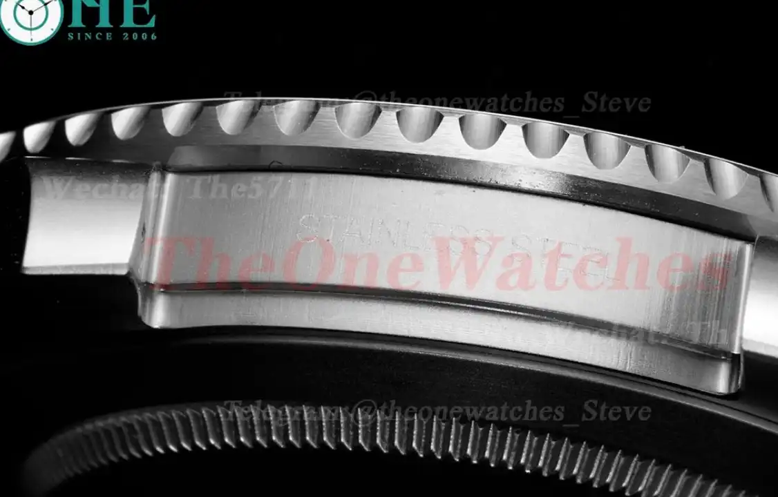 Submariner DIW 40mm 904L SS SS Black Dial DIWF VR3135