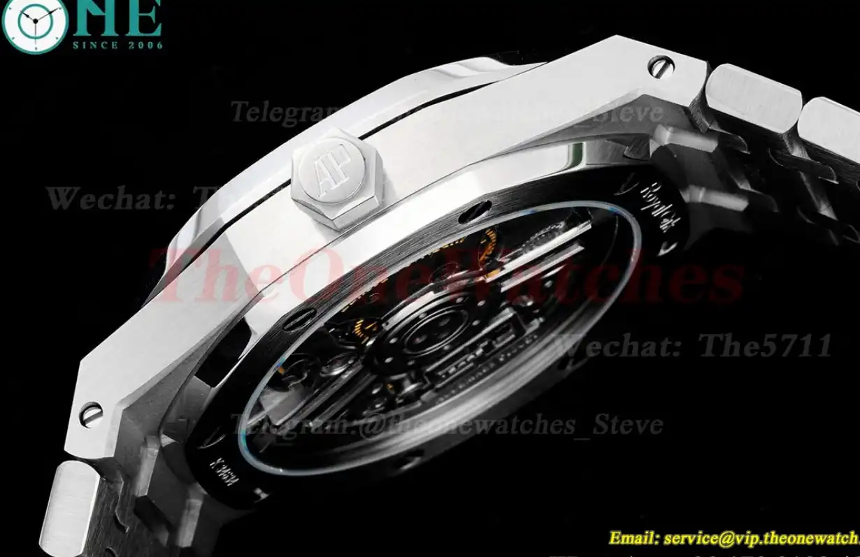 Royal Oak 15510 41mm SS SS White Stk BF A4302