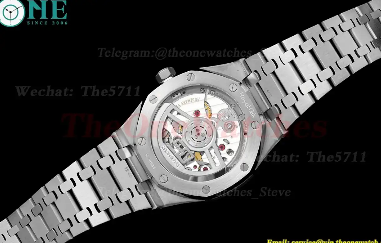 Royal Oak 15510 41mm SS SS White Stk BF A4302