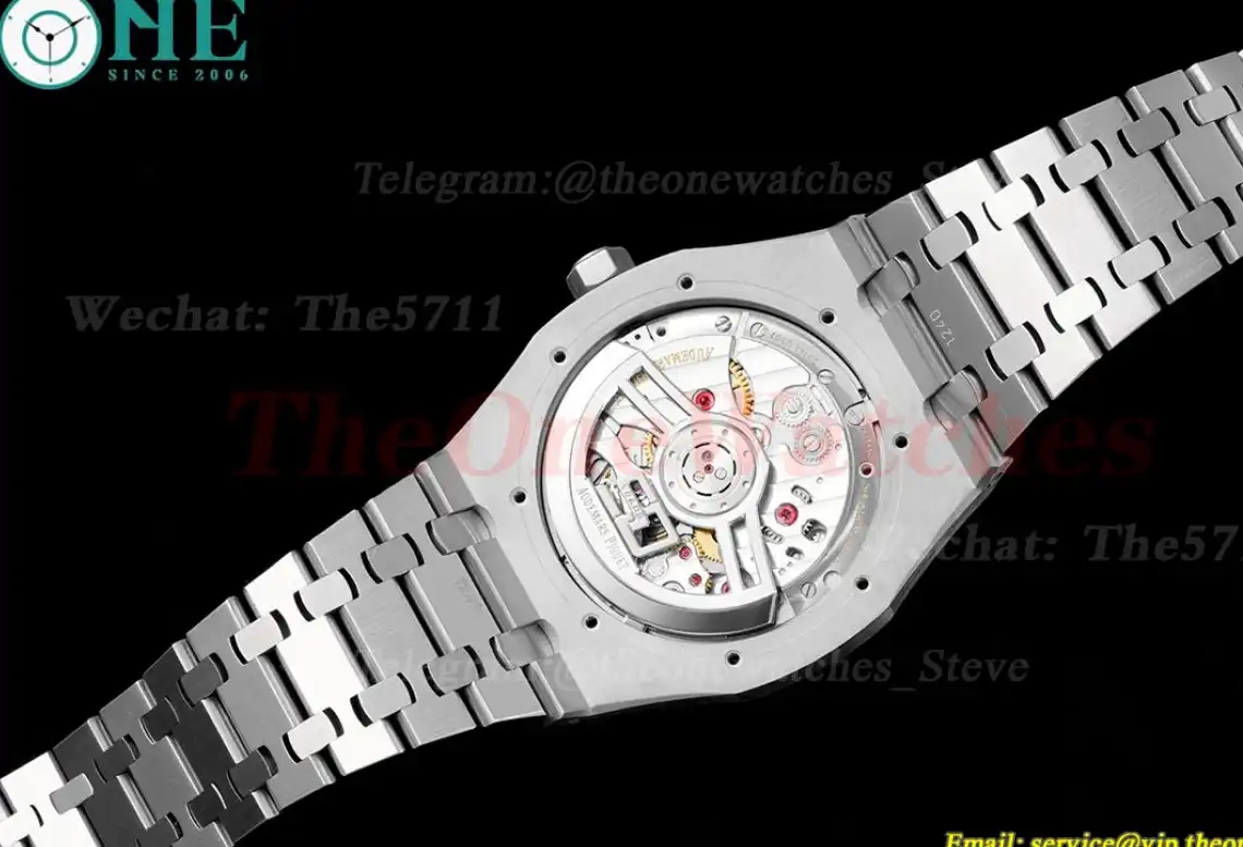 Royal Oak 15510 41mm SS SS White Stk BF A4302