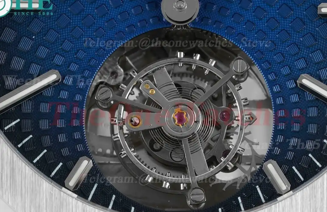 Royal Oak Tourbillon 41mm SS SS Blue Stk R8F V2 Flying Tourb