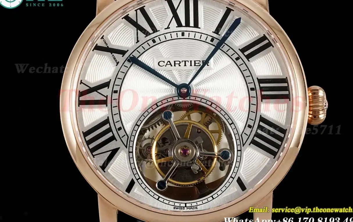 Rotonde De Cartier 42mm RG LE White Dial RMSF Tourb