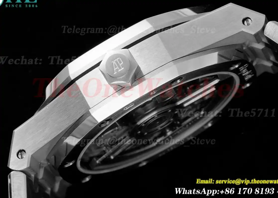 Royal Oak Tourbillon 41mm SS SS Grey Stk R8F V2 Flying Tourb