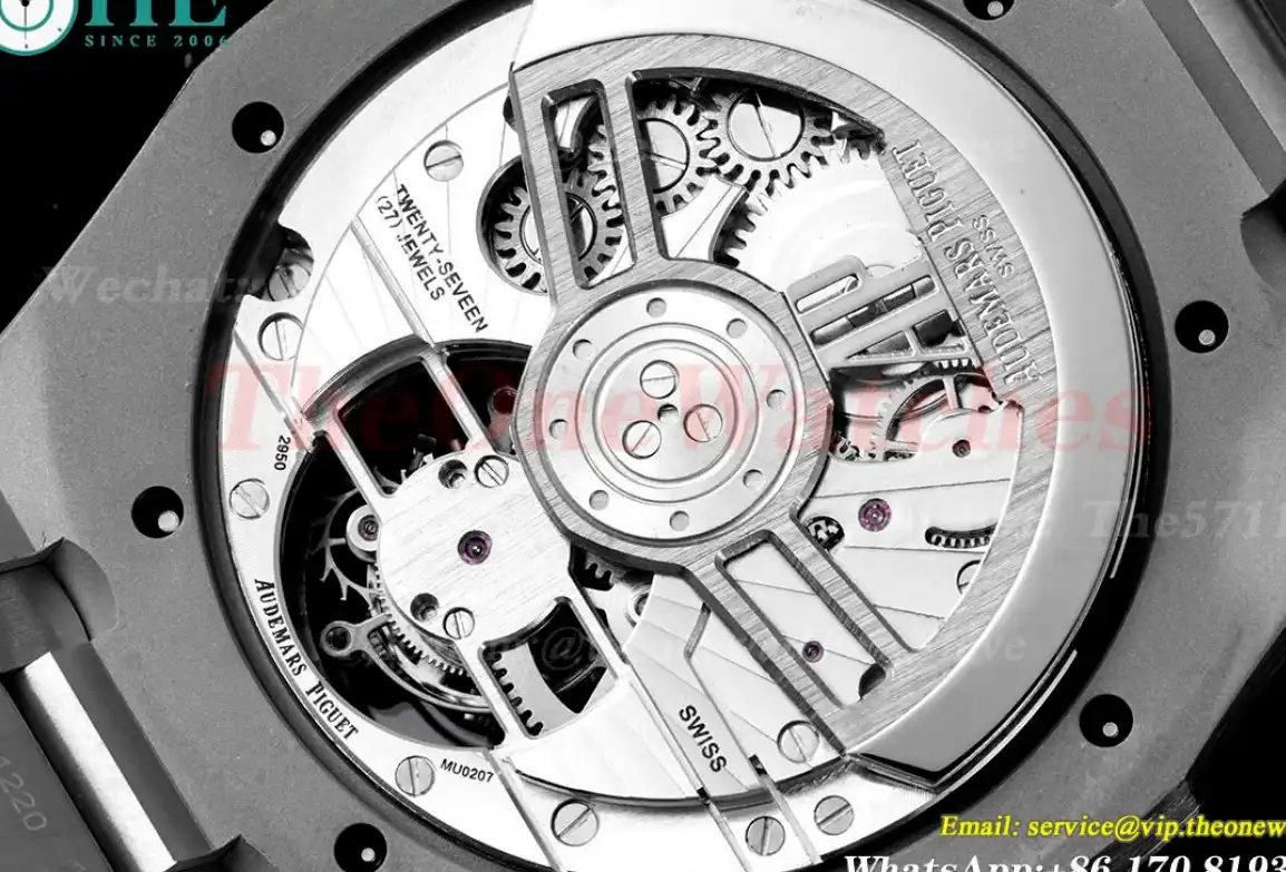 Royal Oak Tourbillon Dia 41mm SS SS Green Stk R8F V2 Flying Tourb