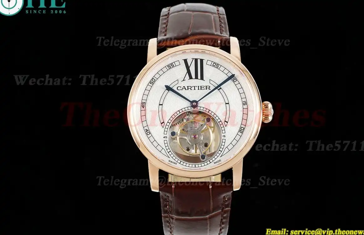 Rotonde De Cartier 42mm RG LE White Textured Dial RMSF Tourb