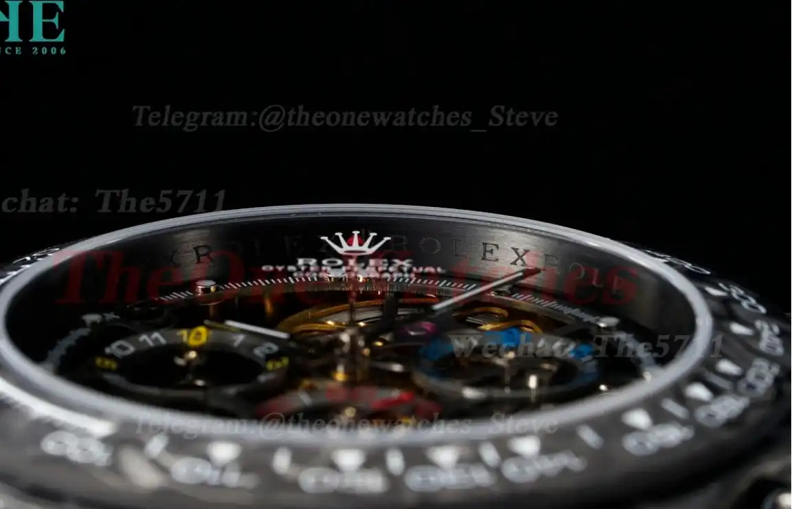 Daytona Diw 40mm Carbon NY Skeleton Dial DIWF A4802