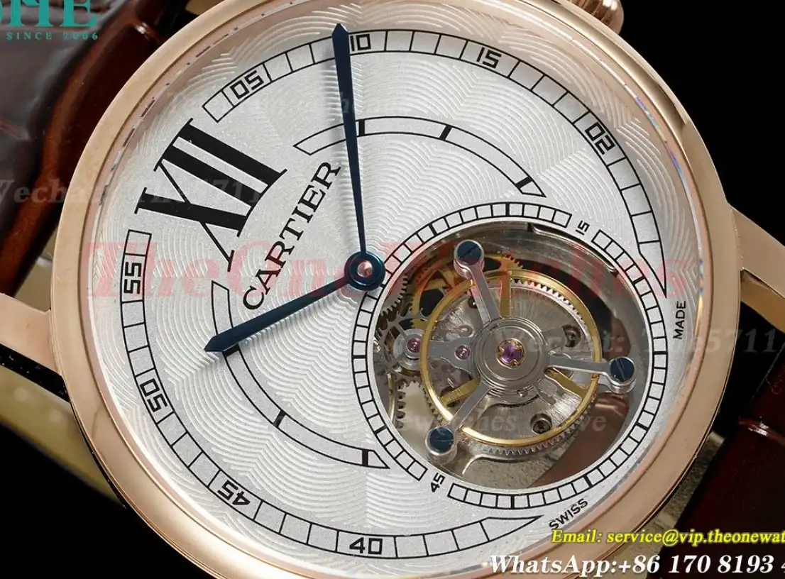 Rotonde De Cartier 42mm RG LE White Textured Dial RMSF Tourb