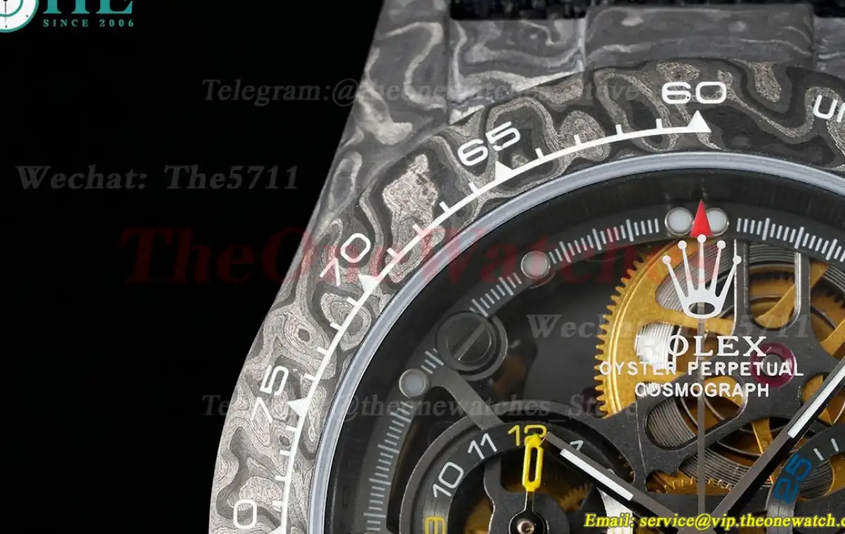 Daytona Diw 40mm Carbon NY Skeleton Dial DIWF A4802