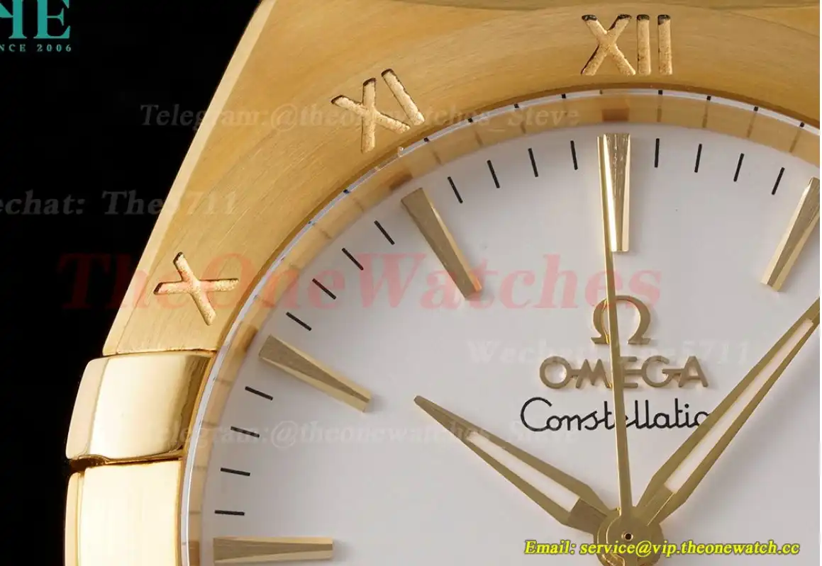 Constellation 39mm YG YG White Stk ASWF A8801