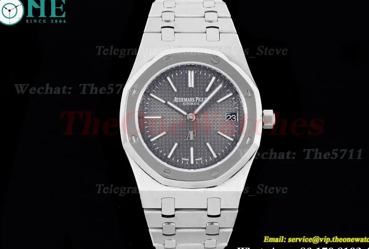 Royal Oak 39mm 15202 Grey Textured Dial SS SS BF A2121