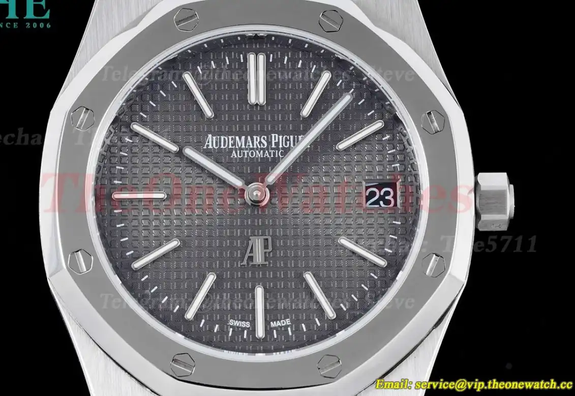 Royal Oak 39mm 15202 Grey Textured Dial SS SS BF A2121